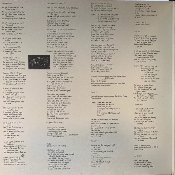 Bill Horwitz - Lies, Lies, Lies - Used Vinyl - High-Fidelity Vinyl