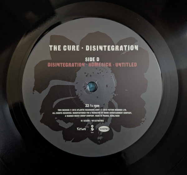The Cure - Disintegration - New Vinyl - High-Fidelity Vinyl