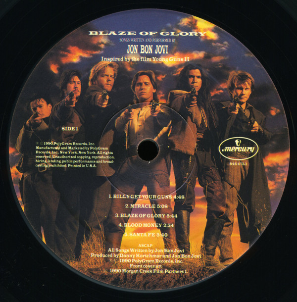 Jon Bon Jovi - Blaze Of Glory - Used Vinyl - High-Fidelity Vinyl