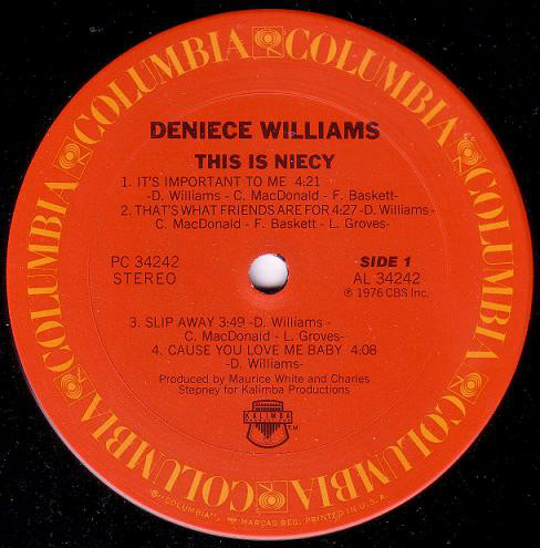 Deniece Williams - This Is Niecy - Used Vinyl - High-Fidelity