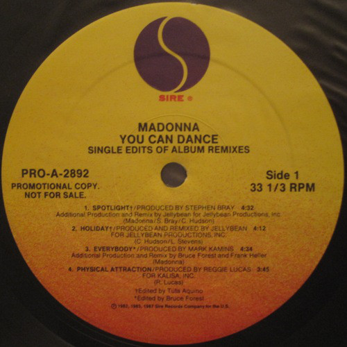 Madonna Everybody - Sire (R) - EX US 12 vinyl — RareVinyl.com