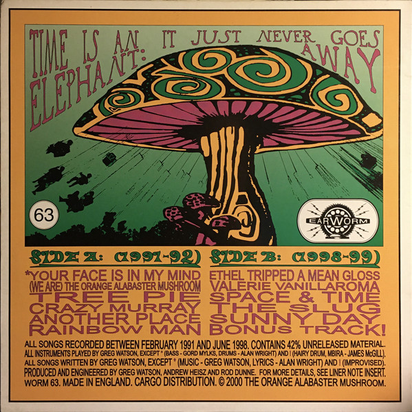 Orange Alabaster Mushroom - Space & Time: A Compendium Of - Used
